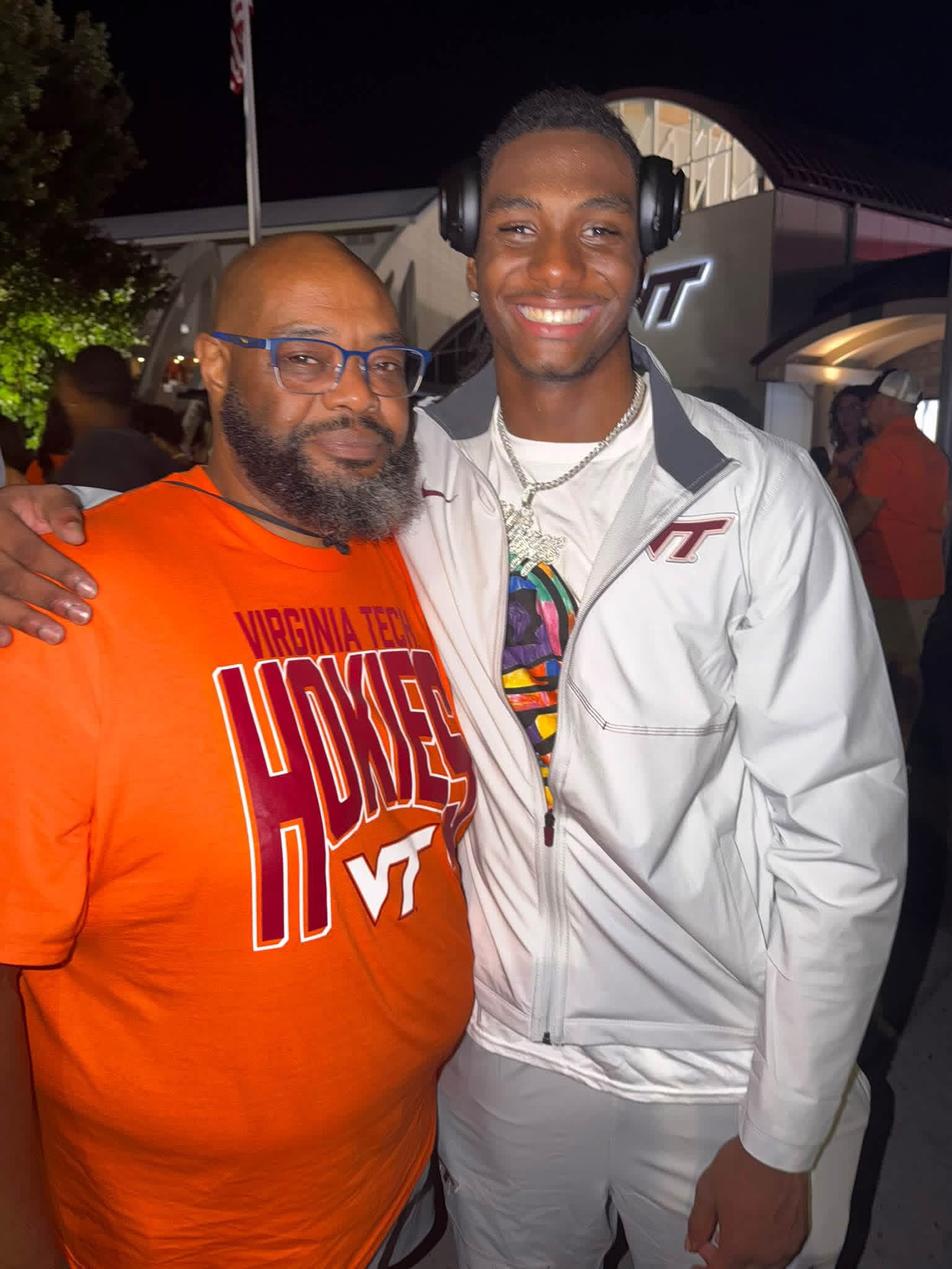 Terry with his dad Terence